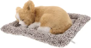 Cute Realistic Plush Sleeping Dog Dashboard Ornament for Car Interior Decoration Puppy Doll Charming Auto Accessory for Dog