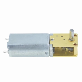 DC 3/6/12V Mini Micro Metal Gear Motor 4-762RPM 1218-050 Worm Gear Motor Smart Car Robot Electric Reduction Gear Motor Reducer Motors(3V 95RPM,Single Shaft)