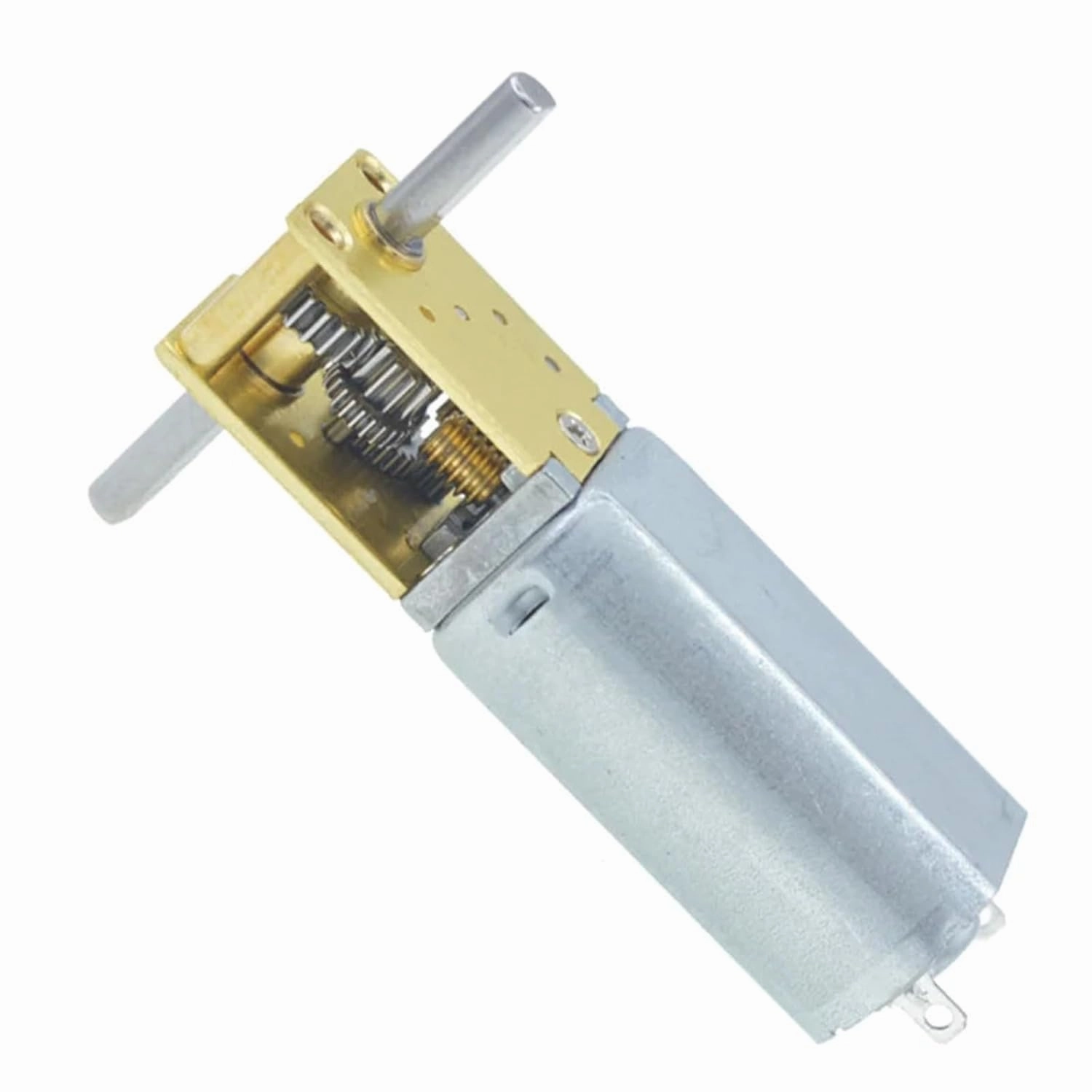 DC 3/6/12V Mini Micro Metal Gear Motor 4-762RPM 1218-050 Worm Gear Motor Smart Car Robot Electric Reduction Gear Motor Reducer Motors(3V 95RPM,Single Shaft)