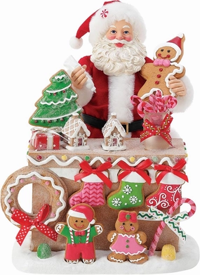 Department 56 Possible Dreams Christmas Traditions Santa Ginger All The Way Figurine Set, 10.5 Inch, Multicolor