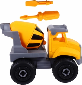 DIY Construction Truck Model Manual Building Truck Car for Compact for Hands Movable Parts for Learning Fun for Beach Play and Creative Playtime
