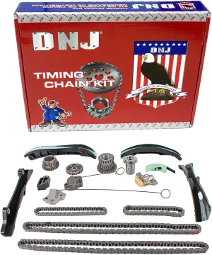 DNJ TK1169 Timing Chain Kit for 2011-2022 Chrysler, Dodge, Jeep, Ram, Volkswagen 1500, 1500 Classic, 200 3.2L-3.6L V6 24V DOHC 3239cc