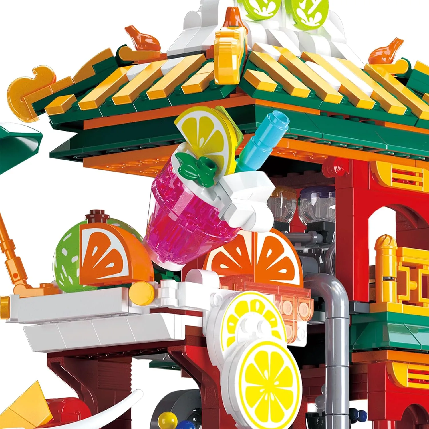 Dragon Toy Building Sets, Cute Dragon Face Drink Model Car Toy Block Set Small Brick Model Kit, Creative Mini Building Block Christmas Birthday Unique Gift for Adults Boys Girls Kids Age 8 