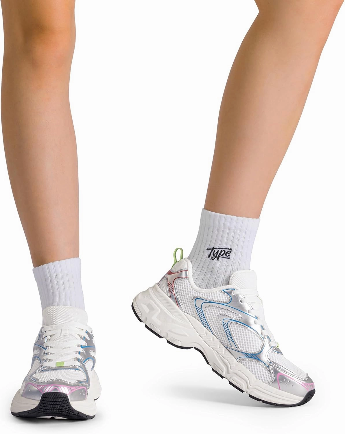 DREAM PAIRS Women's Platform Chunky Fashion Sneakers Walking Lace-Up Celi Comfortable Y2K-Style Sneakers Workout Sport Work Casual Tennis Shoes