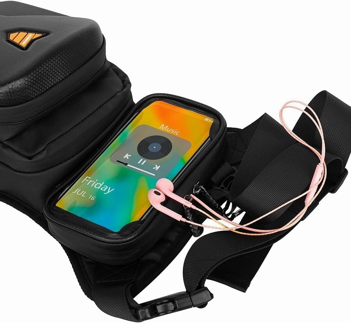 Drop Leg Bag Motorcycle Waist Pack Pouch Waterproof Riding Cycling Thigh Tactical Bag with Hard Shell for Men, Motorcycle Side Pouch Phone Storage Hip Fanny Pack Bags (Style C)