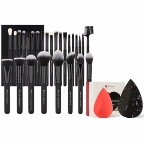 DUcare Professional Makeup Brushes Set 27Pcs  DUcare Makeup Sponges Set