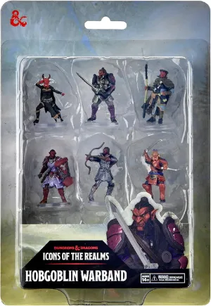 Dungeons & Dragons D&D Icons of The Realms: Hobgoblin Warband - 6 Pre-Painted Figures, Miniatures, RPG