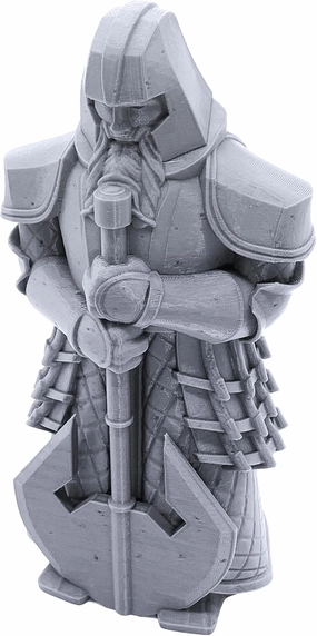 Dwarven Statue - DND Terrain Compatible with Dungeons and Dragons, 28mm Miniature Wargaming, Tabletop RPGs, Wargame Scenery