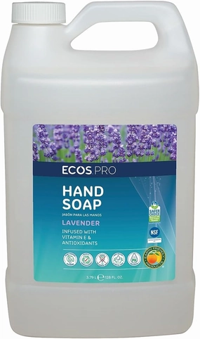 Earth Friendly Products PL9665/04 Lavender Hand Soap, 1 Gallon - Case of 4