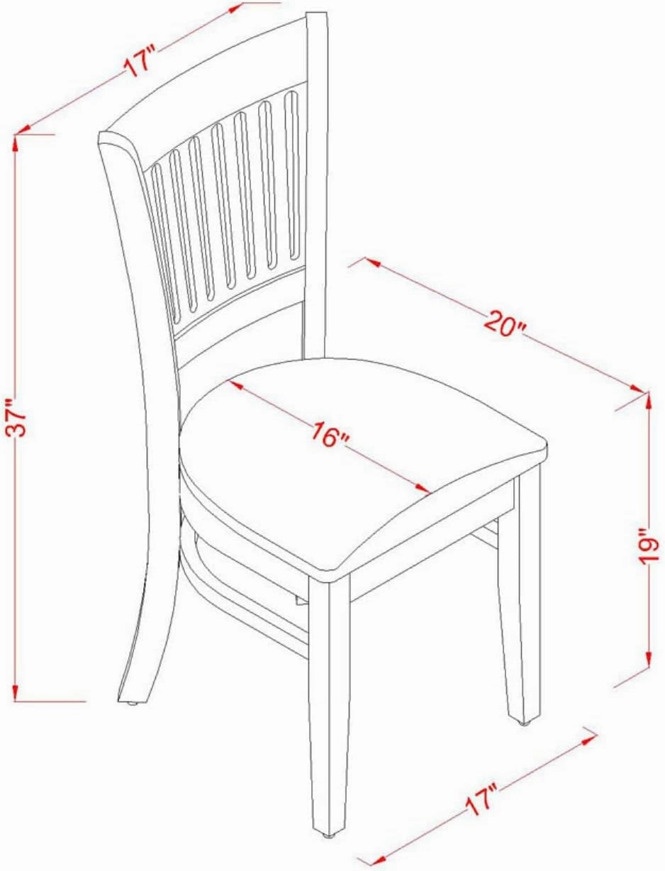 East West Furniture DLVA3-ESP-C 3 Piece Kitchen Table & Chairs Set Contains a Round Dining Room Table with Dropleaf and 2 Linen Fabric Upholstered Chairs, 42x42 Inch, Espresso