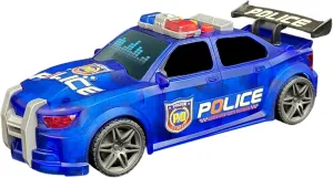eBigValue Friction-Powered Police Toy Car Push and Go Pull-Back Car | Realistic Siren, Light, Openable Doors, Perfect for Kids Ages 3-7, Christmas Birthday Party Gift for Boys and Girls