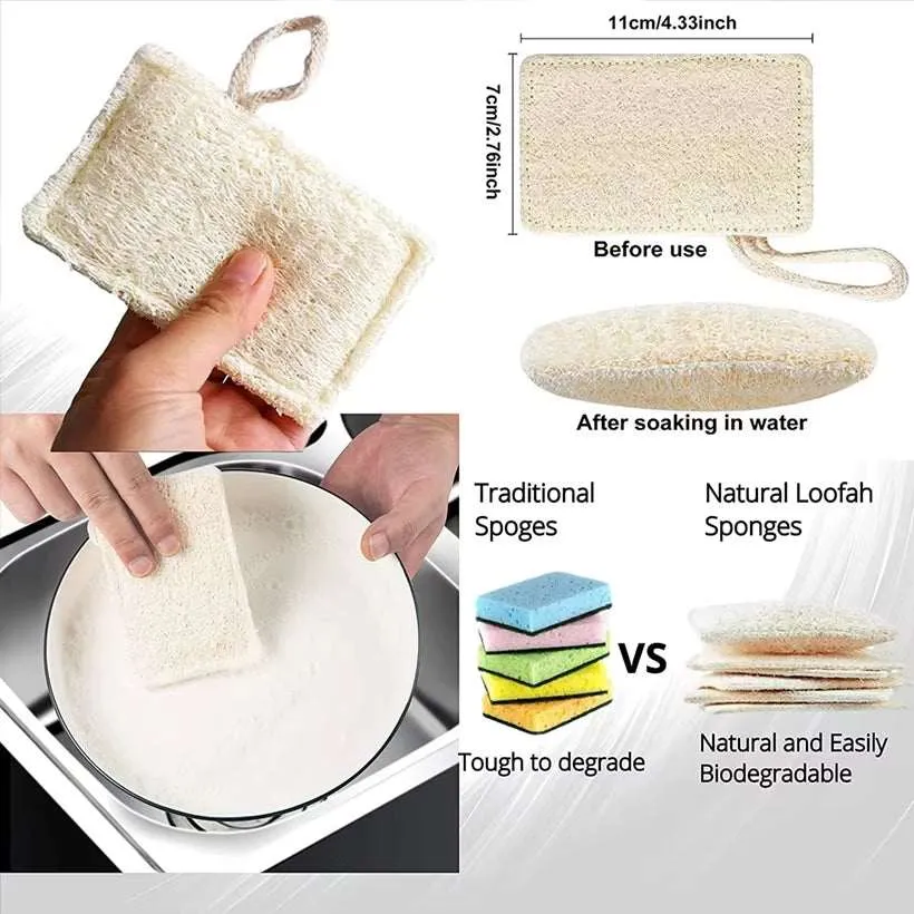 Eco Friendly Bamboo Cleaning Brush Set