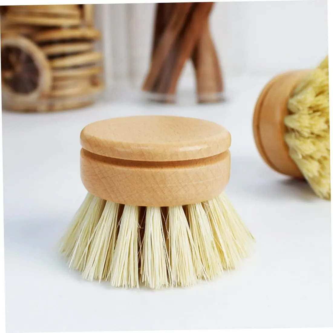 Eco-Friendly Wood Scrubbing Brushe