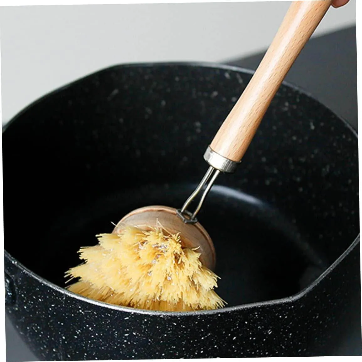 Eco-Friendly Wood Scrubbing Brushe