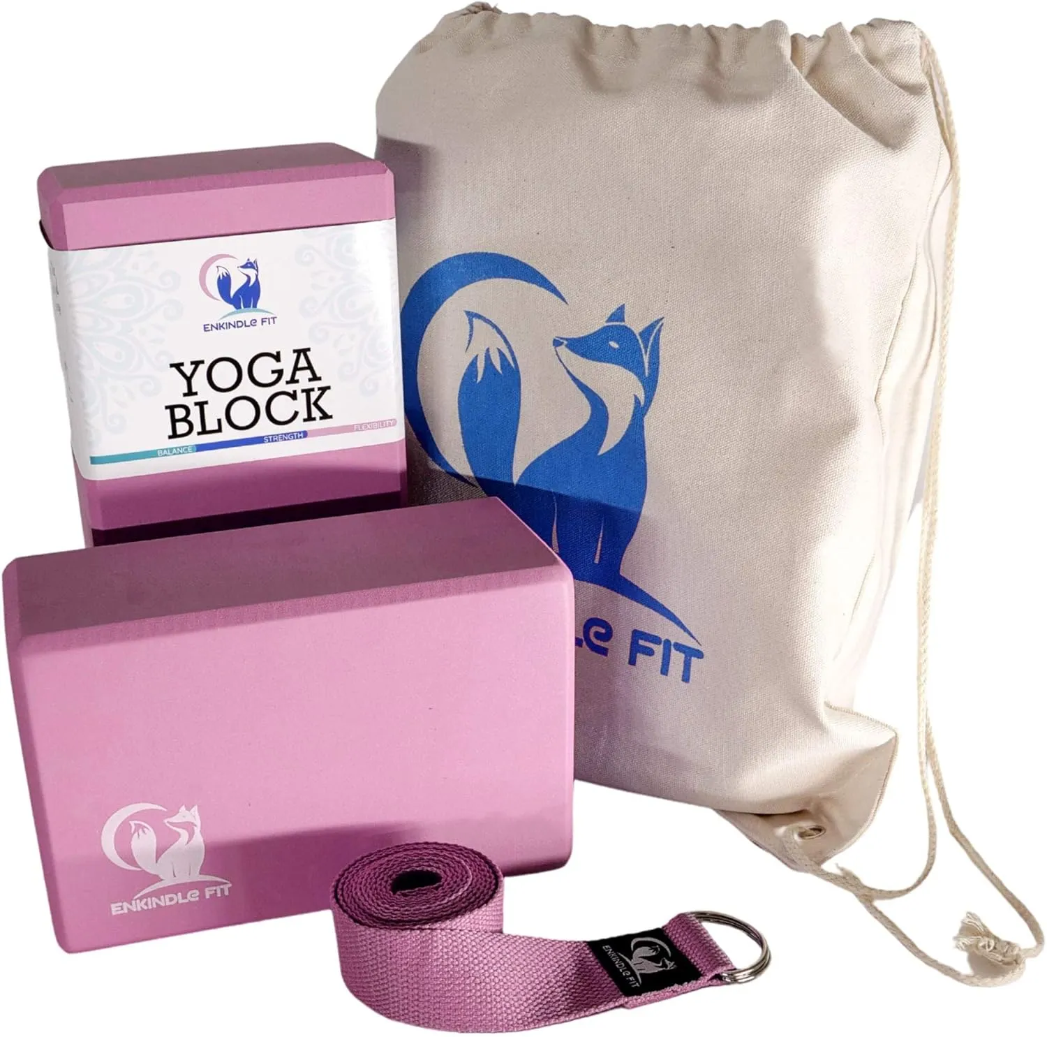 Eco-Friendly Yoga Blocks 2 Pack - Practice Essentials