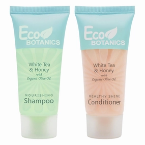 Eco Botanics Travel-Size Hotel Shampoo and Conditioner .85 oz (Case of 300)