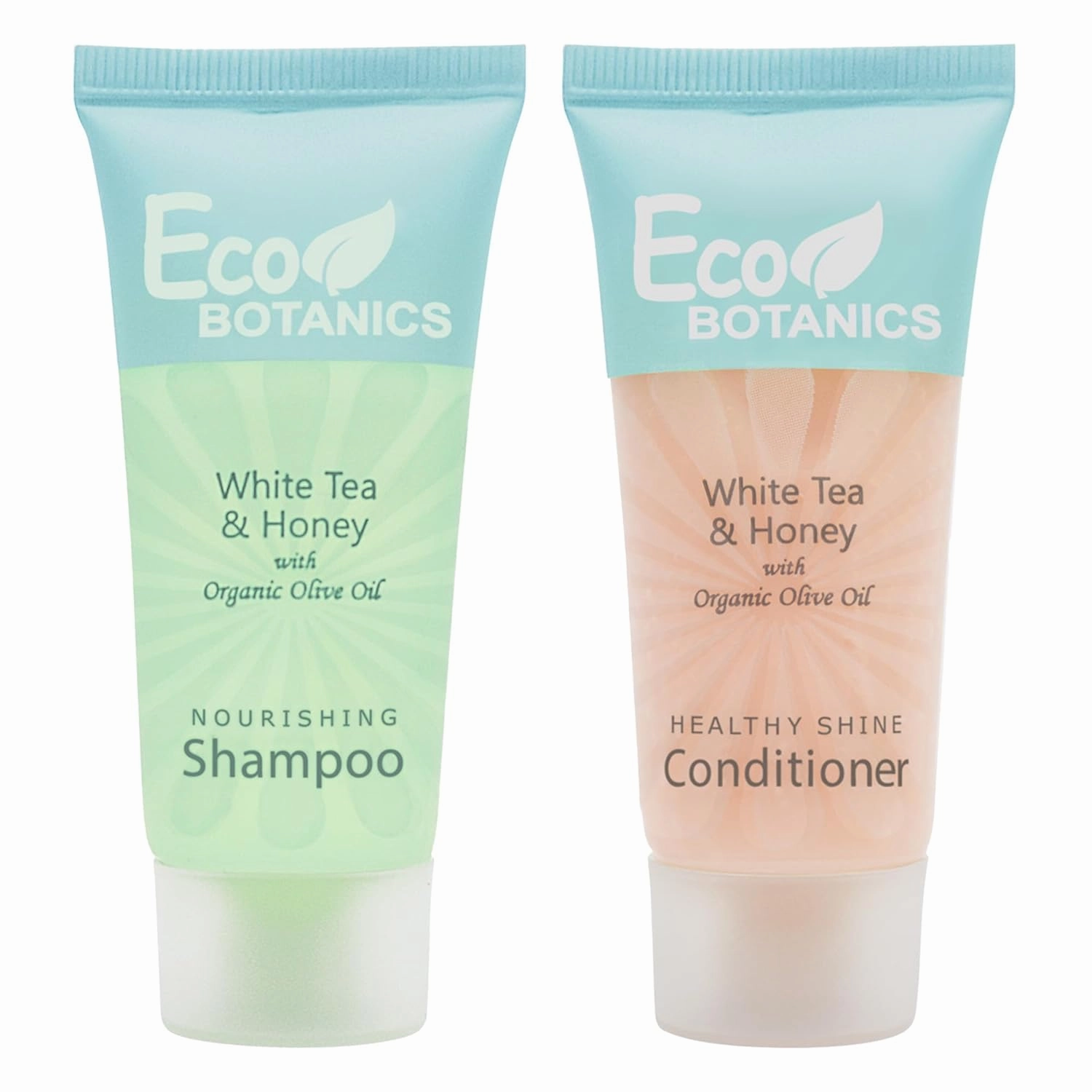 Eco Botanics Travel-Size Hotel Shampoo and Conditioner .85 oz (Case of 300)
