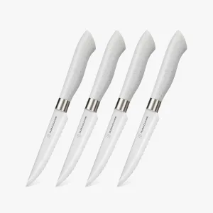 EcoCut 4 Piece Steak Knife Set, Grey by Dura Living