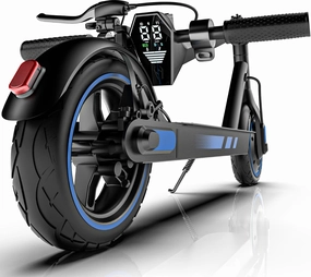 Electric Scooter for Adults Long Range Miles, 500/600W Motor & 10" Vacuum Tires, Foldable Design with Dual Disc Brakes, Smart App Control