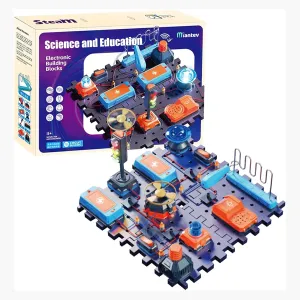 Electronic Kits for Kids, Circuits Jr. Electronics Exploration, STEM Circuits for Children 8-12, Electrical Board Engineering Kit, Suitable as an Educational Gift for Kids 8-12