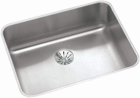 Elkay ELUHAD211555PD Lustertone Classic Single Bowl Undermount Stainless Steel ADA Sink with Perfect Drain