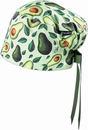 Euro Style Scrub Cap for Women & Men with Ribbon Ties & Buttons, Head Cover for Long or Short Hair