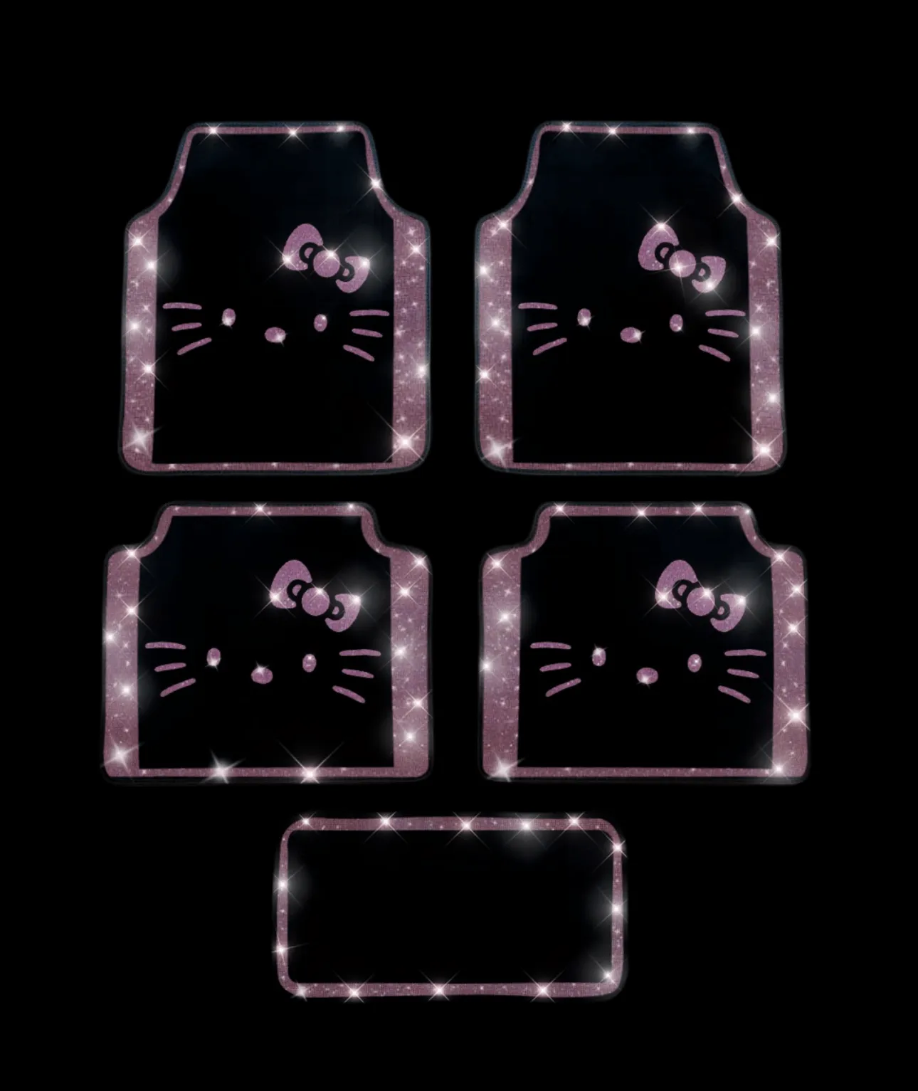 EXTRA BLING LUXURY SPARK MATS KITTY COLORFUL