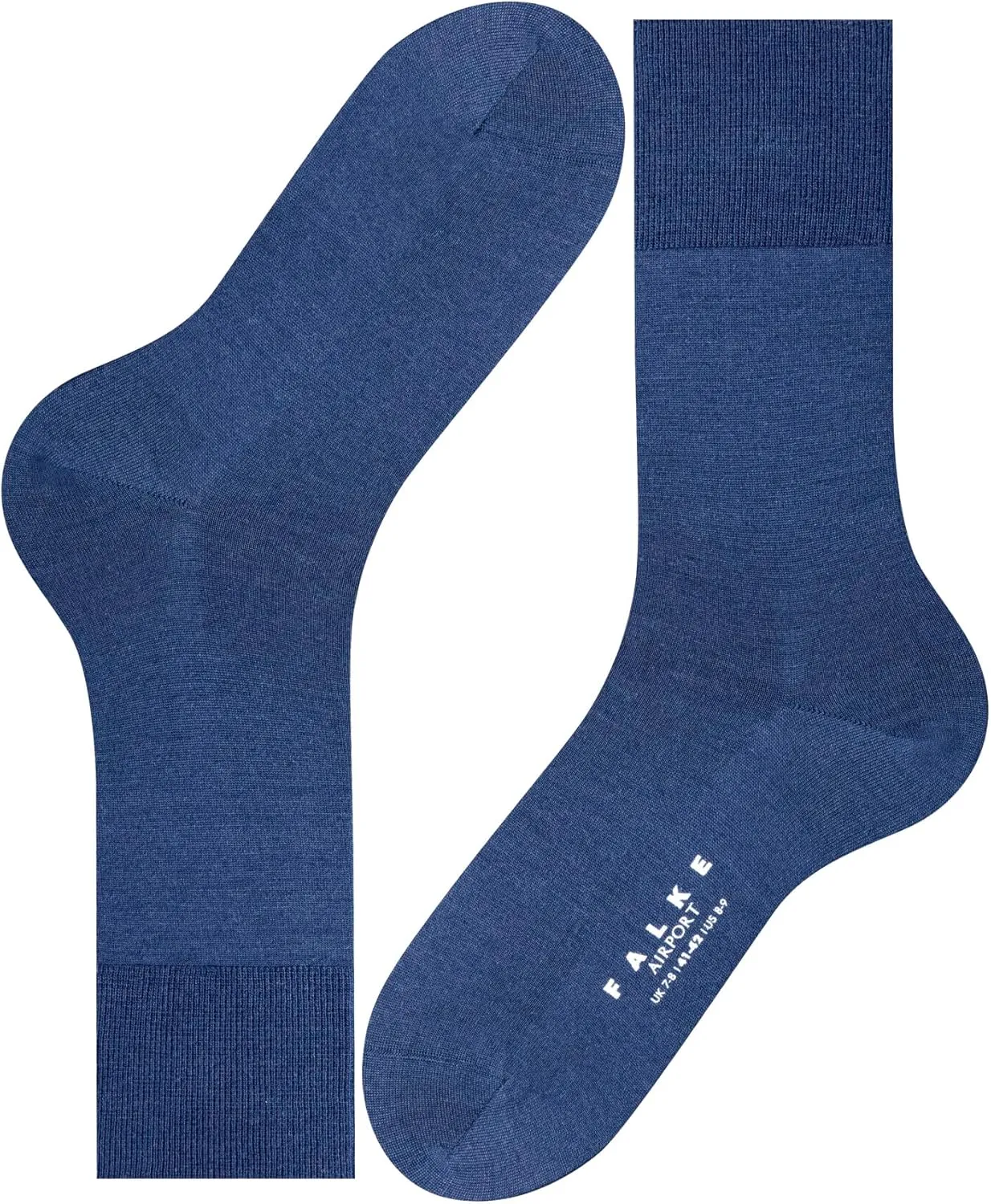 FALKE Men's Airport Dress Socks, Premium Merino Wool Cotton Blend, Sustainable Luxury, Eco-Friendly Business Casual, 1 Pair