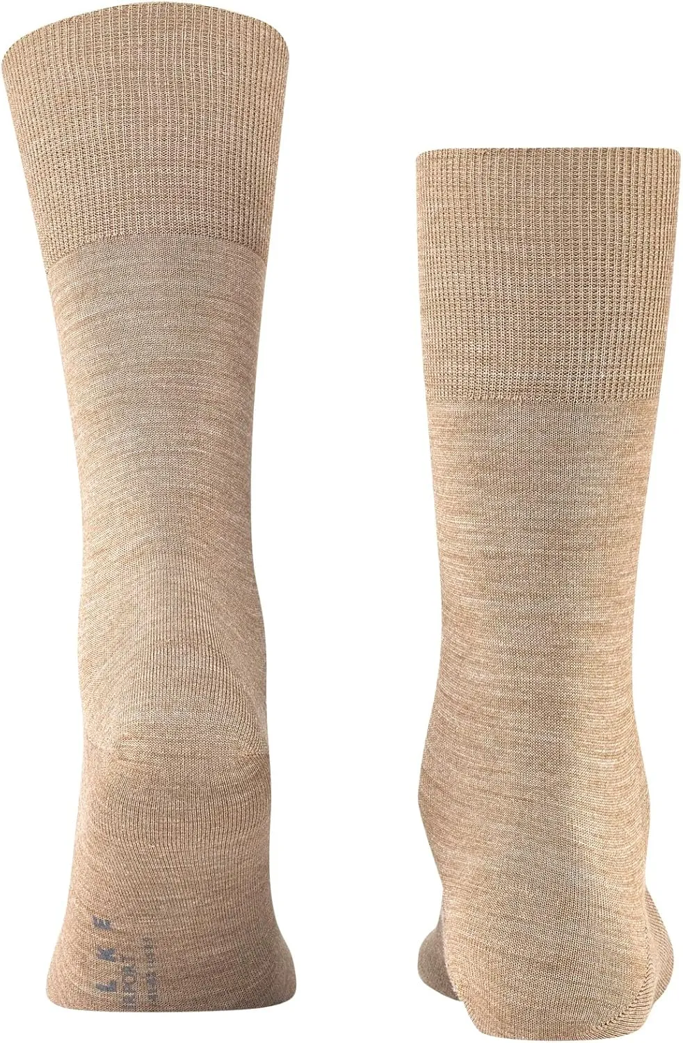 FALKE Men's Airport Dress Socks, Premium Merino Wool Cotton Blend, Sustainable Luxury, Eco-Friendly Business Casual, 1 Pair
