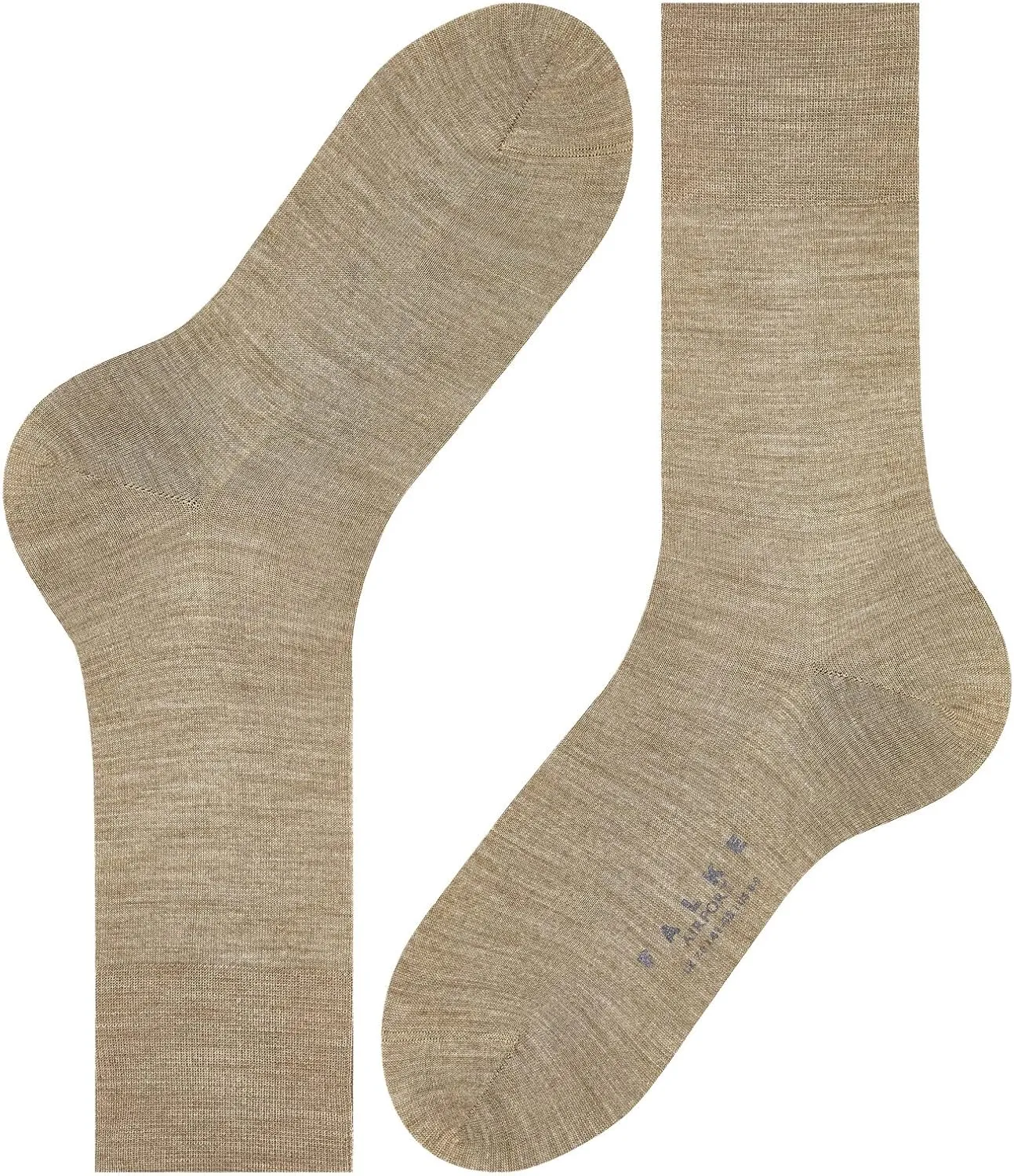 FALKE Men's Airport Dress Socks, Premium Merino Wool Cotton Blend, Sustainable Luxury, Eco-Friendly Business Casual, 1 Pair