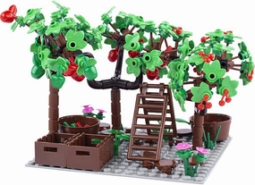 Farm Field Set Building Blocks Plant Animal Crops Building Bricks Kit DIY Building Set Compatible All Major Brands (A)