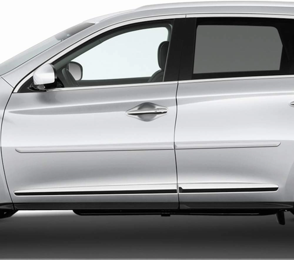 FE-JX13 Finished End Body Side Molding Compatible with Infiniti JX, QX60 - HAGANE Blue Metallic (RBP)