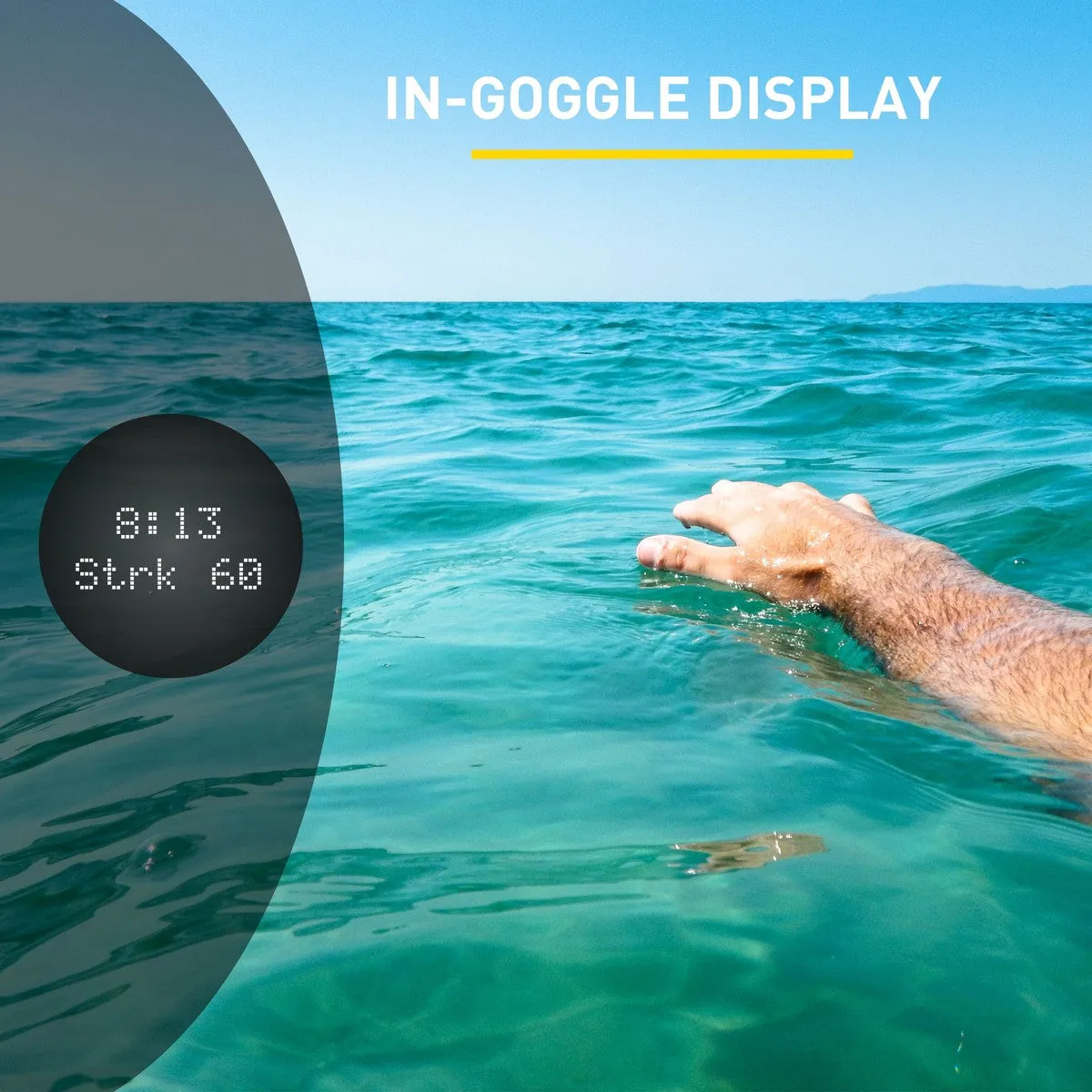 FINIS Smart Goggle Max Swim Kit | Smart Goggle Max with Digital In-Goggle Display and Fitness Tracking