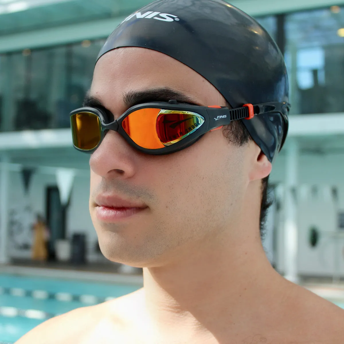 FINIS Smart Goggle Max Swim Kit | Smart Goggle Max with Digital In-Goggle Display and Fitness Tracking