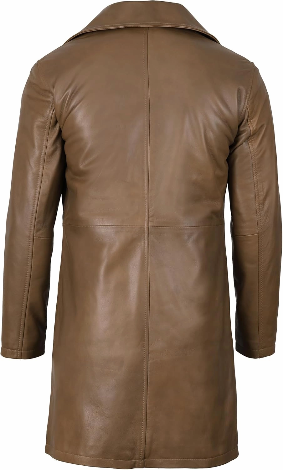 fjackets Leather Car Coats For Men – ¾ Length Real Lambskin Mens Fashion Brown & Black Leather Jacket Men
