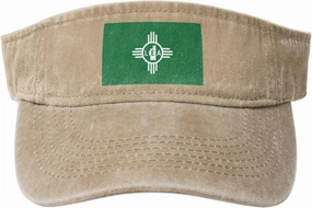 Flag of Lea County, New Mexico Sun Visor Hats Adjustable Baseball Cap for Women Men Sun Hat Golf Caps