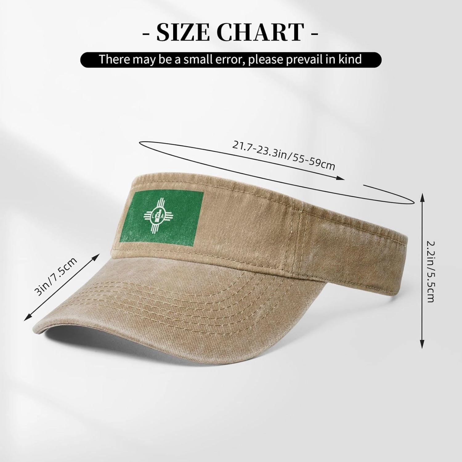 Flag of Lea County, New Mexico Sun Visor Hats Adjustable Baseball Cap for Women Men Sun Hat Golf Caps
