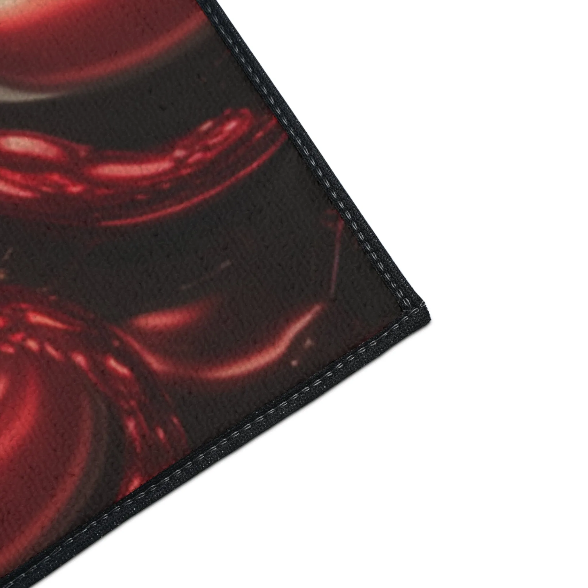 Floor Mat - Shiny Red Cherries Design