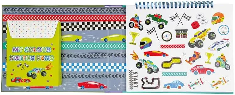 Floss & Rock Cars Colour Switch Magic Set