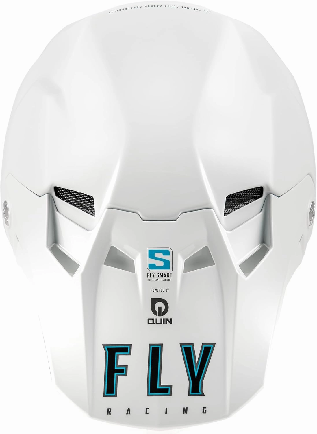 Fly Racing Adult Formula S Carbon Solid Helmet, DOT/FMVSS 218 Approved (White, X-Small)
