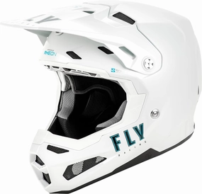 Fly Racing Adult Formula S Carbon Solid Helmet, DOT/FMVSS 218 Approved (White, X-Small)