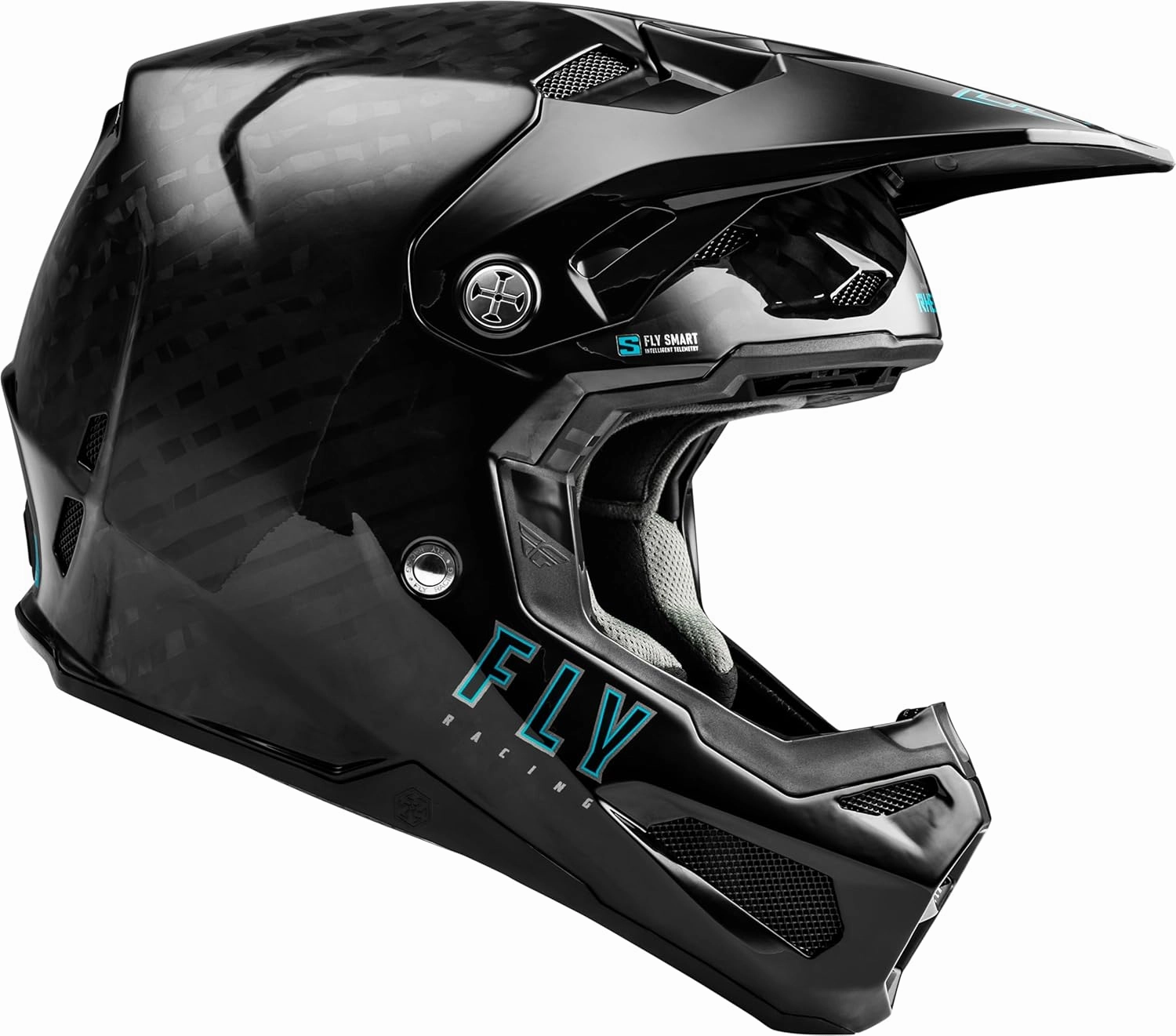Fly Racing Formula S Carbon Helmet (Black, Large)