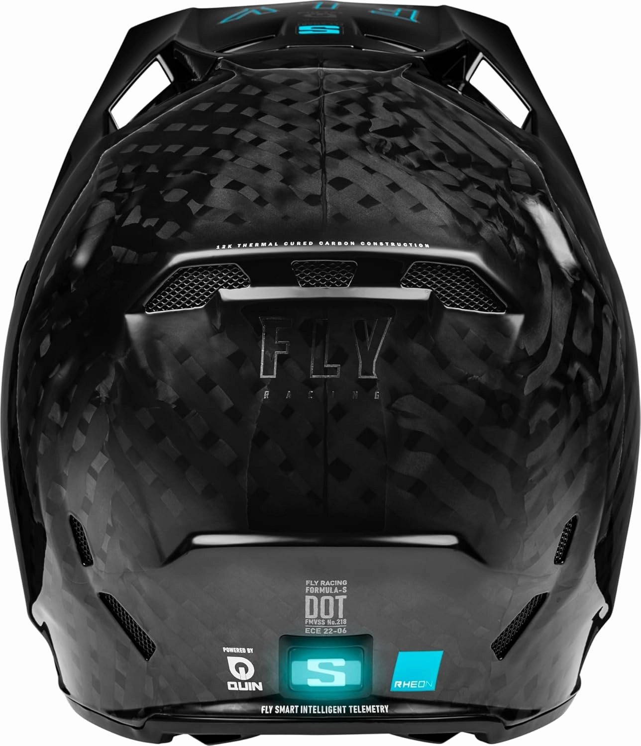 Fly Racing Formula S Carbon Helmet (Black, Large)