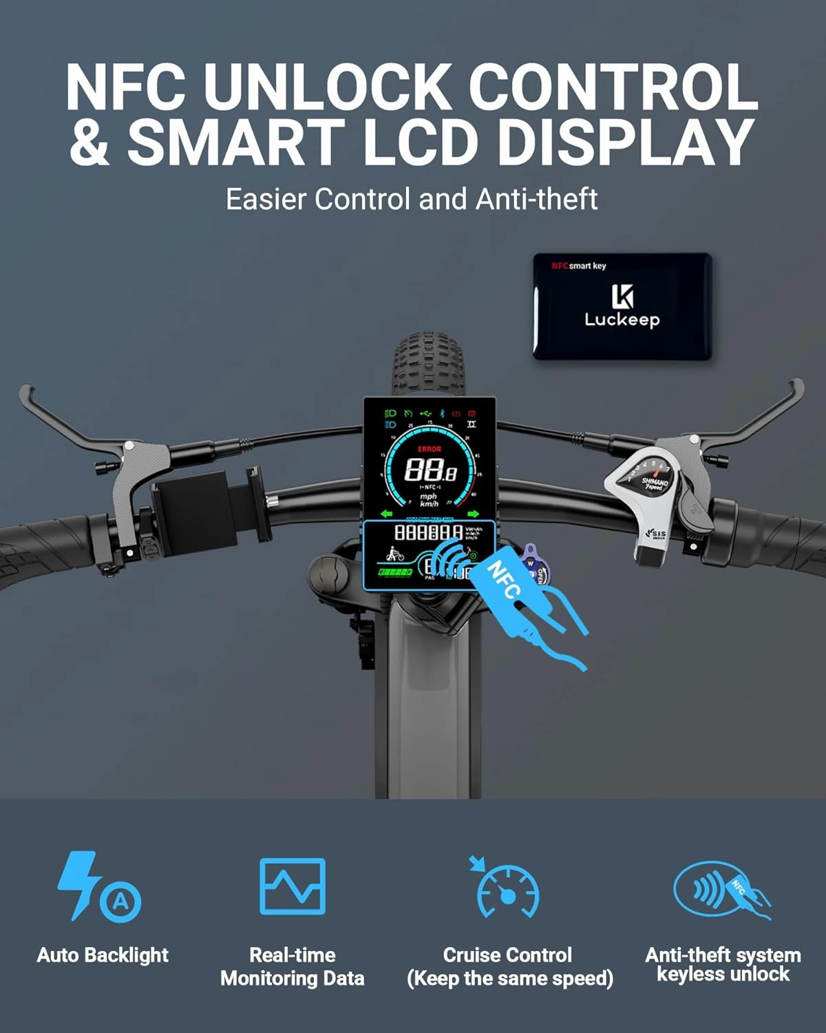 Folding Electric Bike for Adults 1500W Peak Motor, 28MPH 60 Miles,720WH Battery 20" x 4.0" Fat Tire Foldable Ebike Commute with NFC/Anti-Theft/Hydraulic Brakes,UL Certified Electric Bicycle