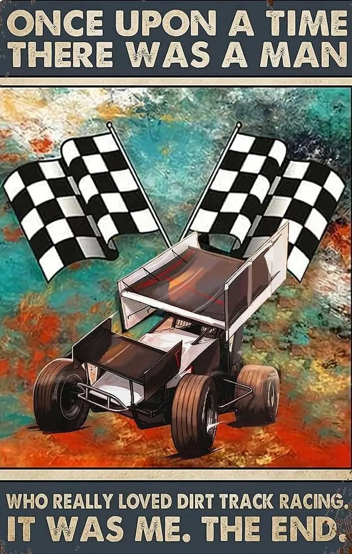 for Adults Andildren A Man Who Really Loved Dirt Track Racing Racing Car Racer Gift Dirt Track Drag Racing 500 Piece Jigsaw Puzzle Thick Sturdy Party Games Props Game Artwork 20.5x15 Inch