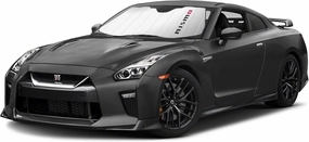 for Nissan NISMO Universal Fit Enforced Stand-Up Auto Windshield Sun Shade at Standard Size 54"x 27.5"