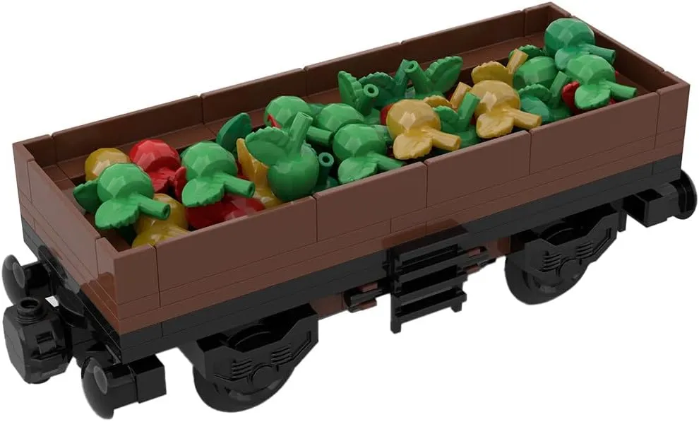 Fruit Transport Train Carriage DIY Toy Building Blocks Set (110PCS), Type2, W6P90WSD21DDI5309YC2KSABV