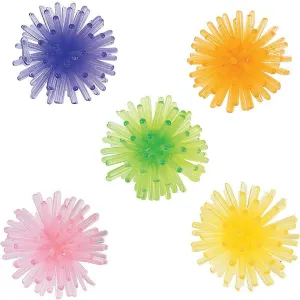 Fun Express Glow in The Dark Mini Porcupine Ball Assortment - - Set of 72 - Toys and Party Favors
