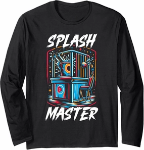 Funny Dunking Booth Carnival Game Dunk Tank Long Sleeve T-Shirt