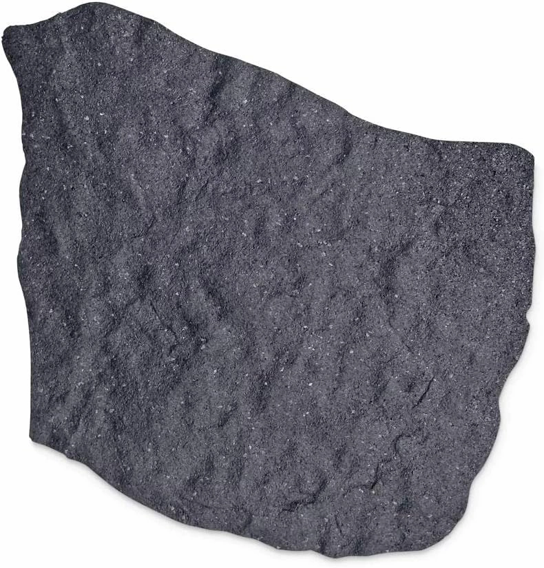 Gardener's Supply Company Flagstone Recycled Rubber Stepping Stone For Garden Walkway | Outdoor Patio Decor & Lawn Pathway Landscaping Stepping Blocks | Eco-Friendly Recycled Rubber - 17"W X 1/2 Thick